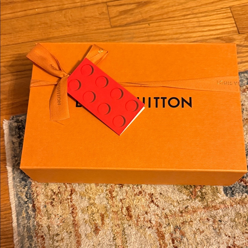 Louis Vuitton Bright Orange Box with Red Tag